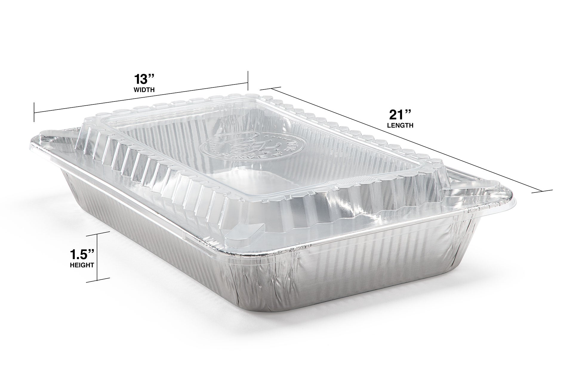 Case Pack -9X13 Disposable Half Size Pans or Aluminum Lids